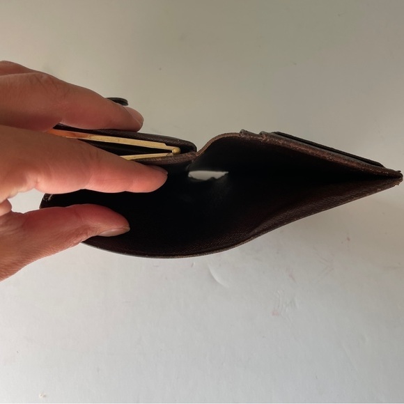 Louis Vuitton Brown Damier Porte-Monnaie Viennois Crossbody Wallet Purse - Picture 10 of 16